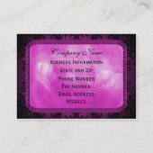 Carte De Visite Gastlinplume Goth élégant (Dos)