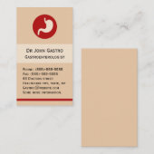 Carte de visite gastroentérologue (Devant / Derrière)