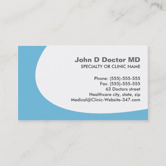 Carte de visite gastroentérologue (Dos)