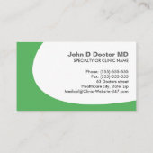 Carte de visite gastroentérologue (Dos)