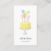 Carte De Visite Gâteau à ballets | vertical (Devant)