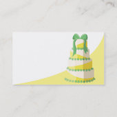 Carte De Visite Gâteau - affaires (Dos)