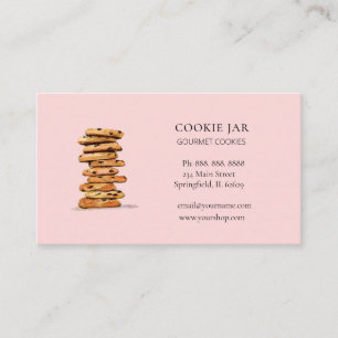 Carte De Visite Gâteau au chocolat à l'eau Bakery 