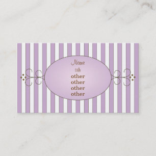 Carte De Visite Gâteau de fantaisie pourpre