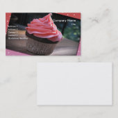 Carte De Visite Gâteau de tasse de chocolat (Devant / Derrière)