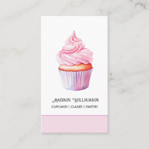 Carte De Visite Gâteau en Cup Bakery Cuisinier Boulanger Traiteu