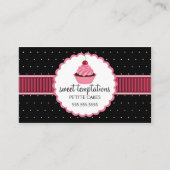 Carte De Visite Gâteau Fantaisie Cupcake (Devant)