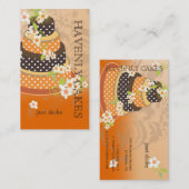 Carte De Visite Gâteau Mariage au chocolat/boulangerie/pâtisserie (Devant / Derrière)