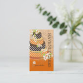 Carte De Visite Gâteau Mariage au chocolat/boulangerie/pâtisserie (Debout devant)