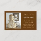 Carte De Visite gâteau mariage décorateur pâtisserie pâtisserie de (Devant)