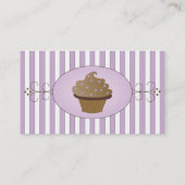 Carte De Visite Gâteau mauve (Dos)