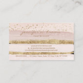 Carte De Visite Gâteau personnalisé de la fête de mariage (Dos)