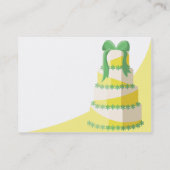 Carte De Visite Gâteau - potelé (Dos)