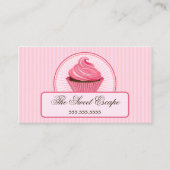 Carte De Visite Gâteau rose (Devant)