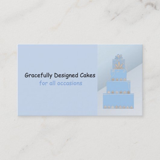 Carte De Visite Gâteaux (Devant)