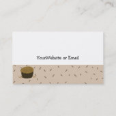 Carte De Visite Gâteaux au Chocolat (Dos)