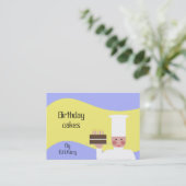 Carte De Visite Gâteaux d'anniversaire par B.A.King (Debout devant)