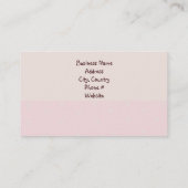 Carte De Visite Gâteaux de créateurs (Dos)