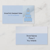 Carte De Visite Gâteaux de créateurs (Devant / Derrière)