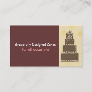 Carte De Visite Gâteaux de créateurs/Cuisson