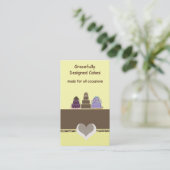 Carte De Visite Gâteaux de designer élégants (Debout devant)