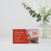 Carte De Visite Gâteaux délicieux (Debout devant)