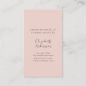 Carte De Visite Gâteaux Desserts Pâtisseries Restauration (Dos)