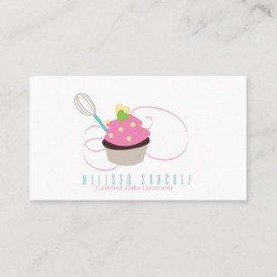 Carte De Visite Gâteaux en spirale de boulangerie Baker Chocolat