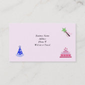 Carte De Visite Gâteaux et Casquette (Dos)