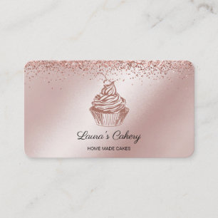 Carte De Visite Gâteaux et sucreries Cupcake Boulangerie à la tire