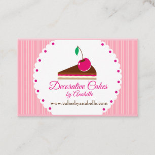 Carte De Visite Gâteaux. Gâteaux faits main, 3 gâteaux de D