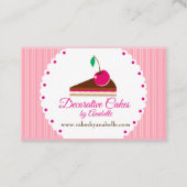 Carte De Visite Gâteaux. Gâteaux faits main, 3 gâteaux de D (Devant)