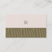 Carte De Visite Gâteaux Mariages Designer (Dos)