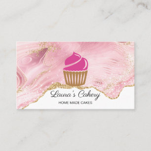 Carte De Visite Gâteaux & sucreries Cupcake Accueil Boulangerie Mi
