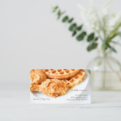 Carte De Visite gaufres et poulet frit (Debout devant)