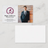 Carte De Visite Gavel | Droit | Homme d'affaires (Devant / Derrière)