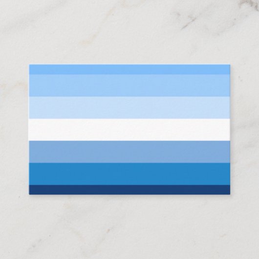 Carte De Visite Gay flag (Devant)