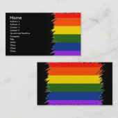 Carte De Visite Gay pride (Devant / Derrière)
