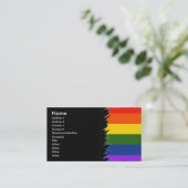Carte De Visite Gay pride (Debout devant)