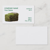 Carte De Visite Gazon de St Augustine (Devant / Derrière)