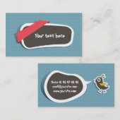 Carte de visite gazouillis (Devant / Derrière)