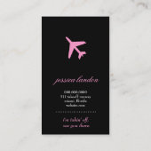 Carte De Visite GC| L'AVIATION DÉCOUVRE LE Damas rose (Dos)