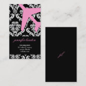 Carte De Visite GC| L'AVIATION DÉCOUVRE LE Damas rose (Devant / Derrière)