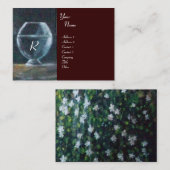 Carte De Visite GEA, MYRTLE ET EAU, Monogramme (Devant / Derrière)