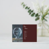 Carte De Visite GEA, MYRTLE ET EAU, Monogramme (Debout devant)