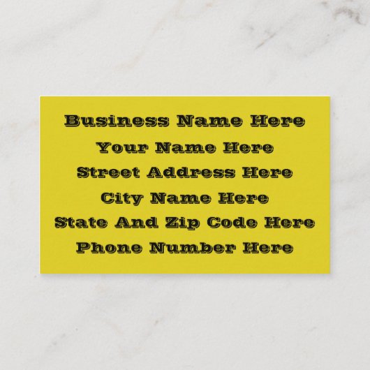 Carte De Visite Geared Toward Abstract Art Design Lover (Dos)