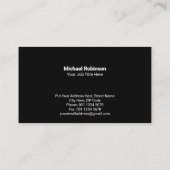 Carte De Visite Gears | Mergers Acquisitions Collaboration concept (Dos)