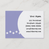 Carte De Visite Gecko de léopard de bande dessinée (Dos)