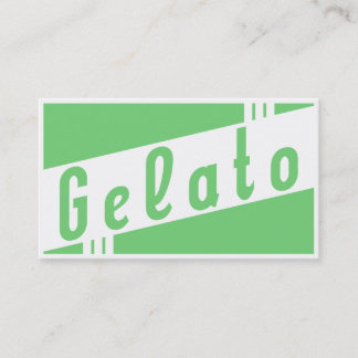 Carte De Visite gelée rétro