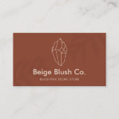 Carte De Visite Gem en cristal de terre cuite (Devant)